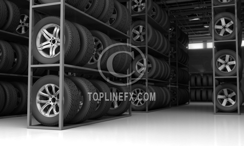 Tires and rims for car